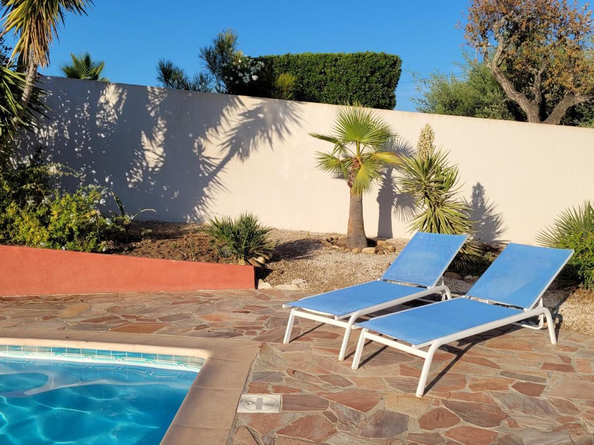 Villa Palm' Issambres 6-7 Personnes, Clim, Avec Piscine, Jardin Et Parking Prives La Garonnette-Plage 외부 사진