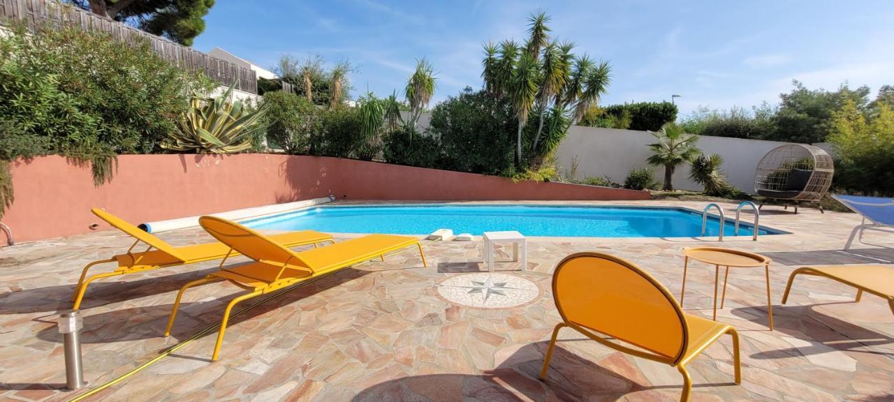 Villa Palm' Issambres 6-7 Personnes, Clim, Avec Piscine, Jardin Et Parking Prives La Garonnette-Plage 외부 사진