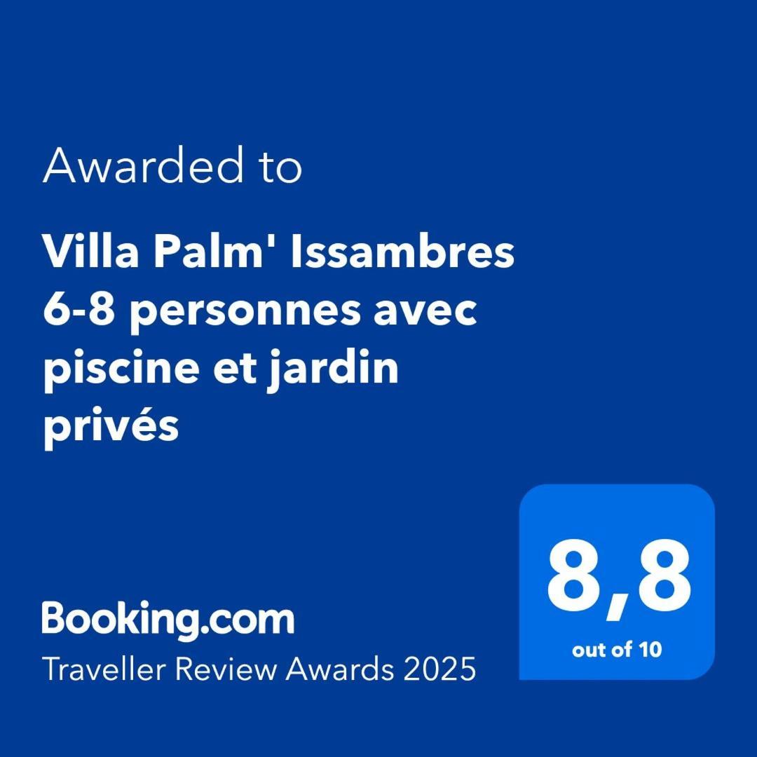 Villa Palm' Issambres 6-7 Personnes, Clim, Avec Piscine, Jardin Et Parking Prives La Garonnette-Plage 외부 사진