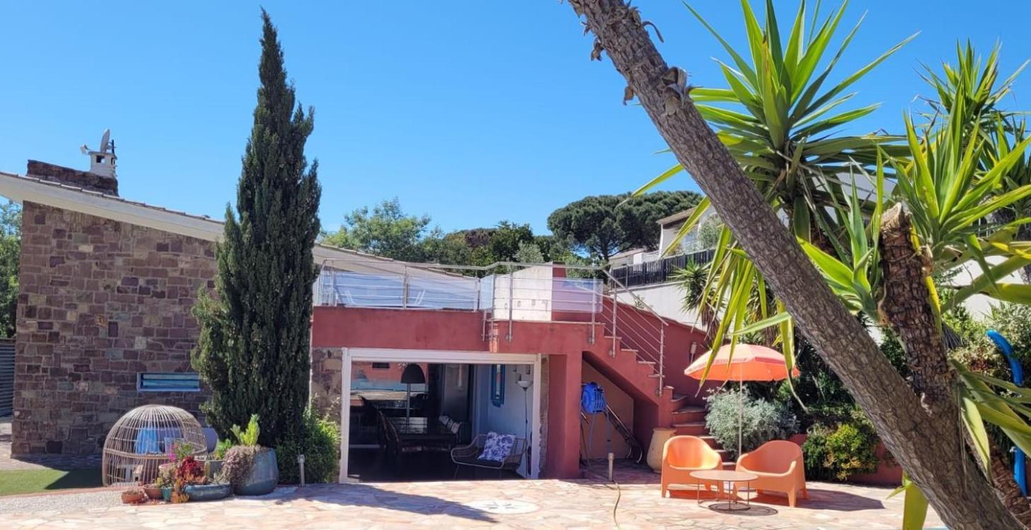 Villa Palm' Issambres 6-7 Personnes, Clim, Avec Piscine, Jardin Et Parking Prives La Garonnette-Plage 외부 사진